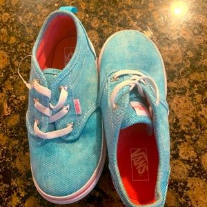 VANS Toddler teal shoe size 10T
